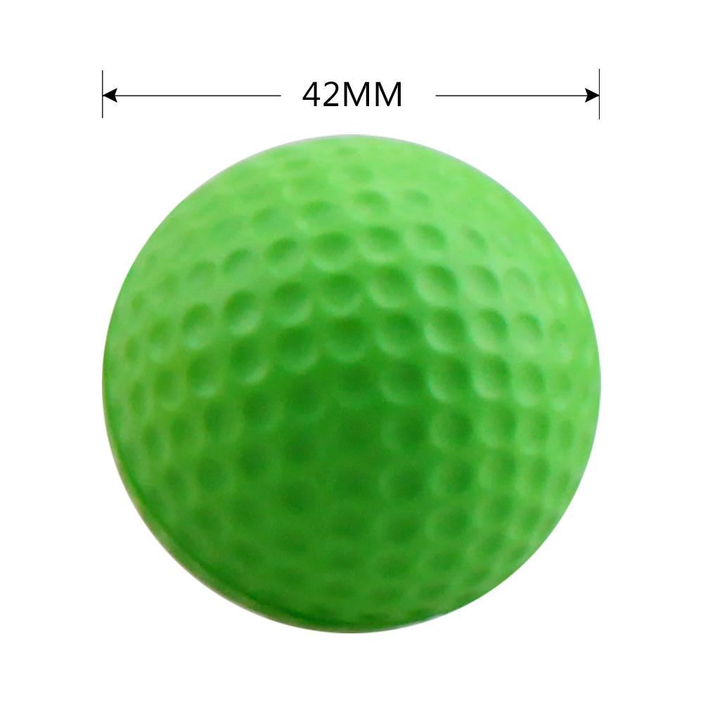 10 pezzi di palline da golf in schiuma PU elastiche per interni ed esterni, per praticare il golf, per bambini, per mettere in pratica le forniture da golf