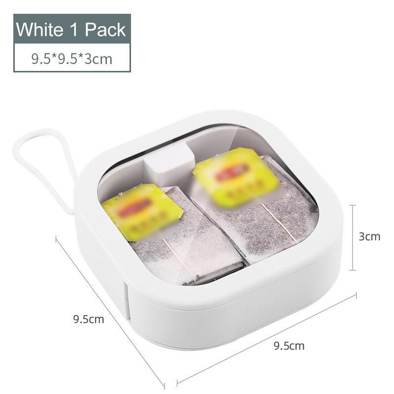 Hidden Push Switch Cotton Swab Hairpin Storage Box Portable Sundries Sorting Organizer Small Objects Storage Box With Handle