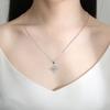 Barbie necklace [Original design] Shining four-leaf clover, cold temperament, high-end sense, niche and versatile, ins style ZJYXL-HJ-074