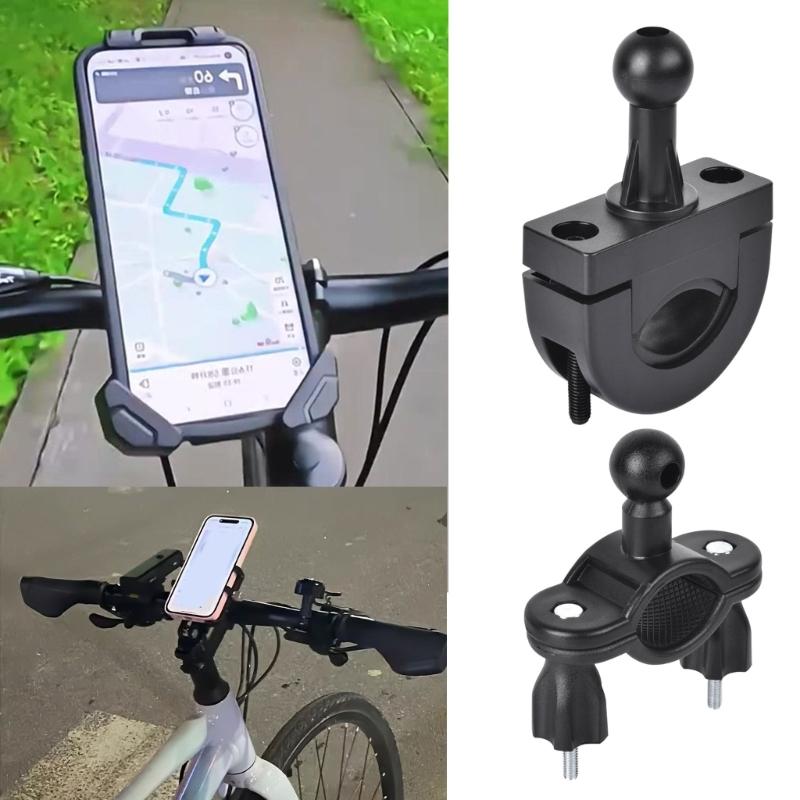 Universal Bike Phone Holder Base 17mm Ball Head Adjustable Viewing Angles Easy Carry Strong Plastic Design for Travel