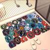 NFL Print Rug, Washable Floor Carpet, For Entryway Dorm Laundry Room Office Study, Home Decor Birthday Christmas Gift