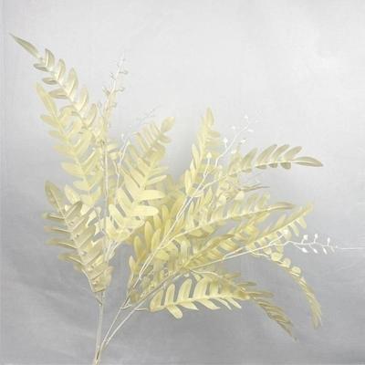 3 Pcs 57cm Wedding Bundles of Green Plants Artificial Leaves Locust Leaves Decoration Engineering Landscaping Decoration Green Plants