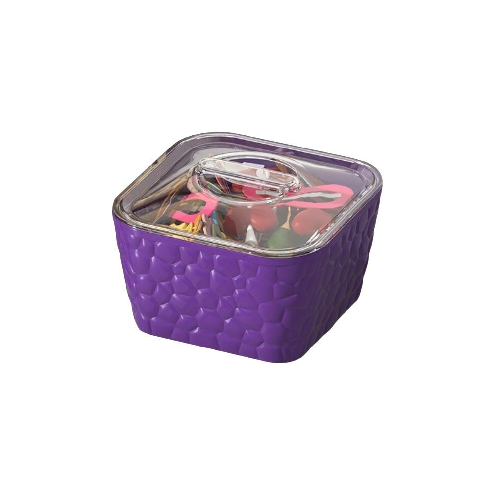 Dust-proof Hair Accessory Storage Box Plastic Laundry Pods Container  Hair Clip Storage