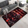 Naruto Character Personalized Name Floor Mat Design for Living Rooms Entryway Playrooms Dormitory Anti-slip Rug Office Home Decor Best for Christmas