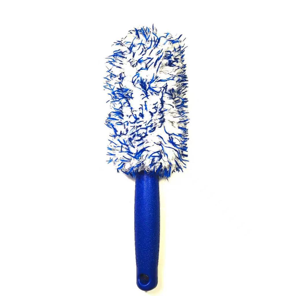 1PC Car Wheel Tire Rim Cleaning Brush Portable Plush Car Wheel Hub Brush Washing Tool Car Detailing Care Dust Removal Brush