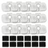 Paquete de 12 Filtros de Repuesto para Fuente de Agua para Gatos de 6 Meses para PETLIBRO Dockstream PLWF1 PLWF005 PLWF105