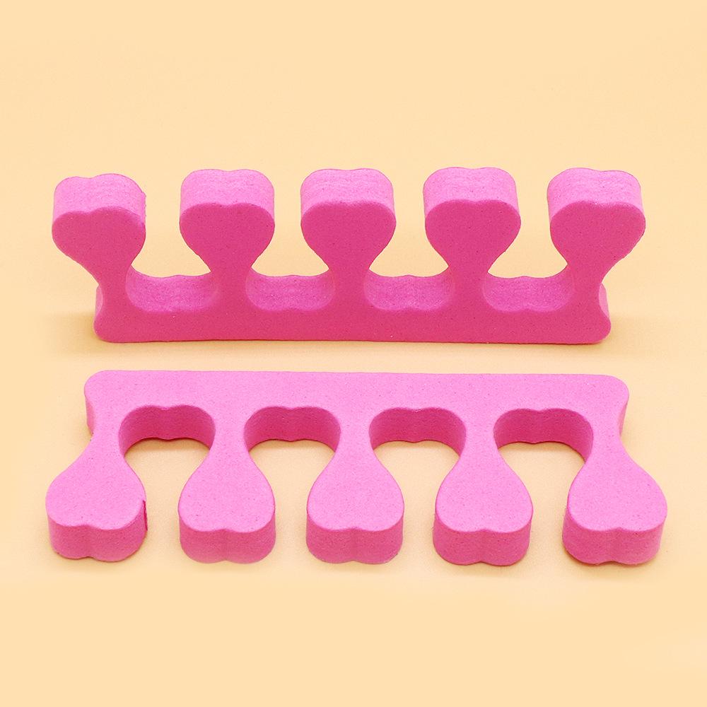 Heart-Shaped EVA Toe and Finger Separator for Nail Polish Application