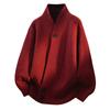 Fashion Design Men V-neck Cardigans Sweaters Men Spring Autumn Outwear Loose Sweatercoat Csual Knitted Sweaters