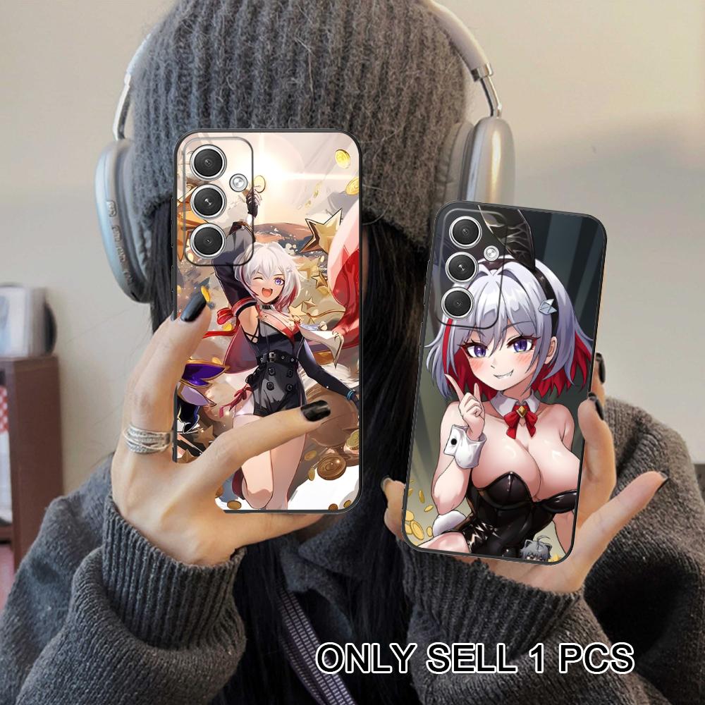 HSR Topaz Mattes TPU Handyhülle für Samsung Galaxy S26 S25 S24 S23 S22 S21 S20 Note20 Plus FE Ultra Bunte Abdeckung