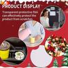 Pack of 38 Sublimation DIY Set Customizable Christmas Decors Set with Sublimation Blanks for Stylish Ornament
