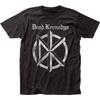 Dead Kennedys Pomačkané Staroanglické Logo Pánské Tričko Hudba Klasická Kapela Černá