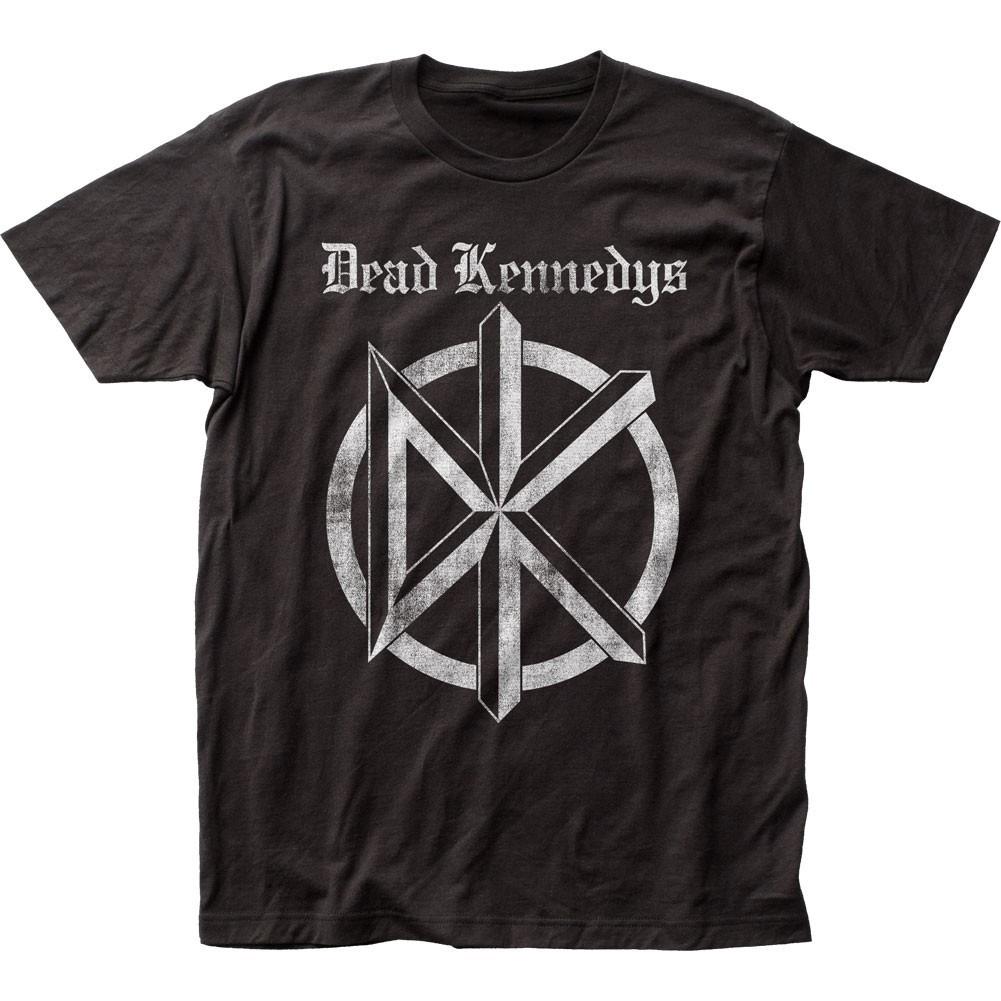 Dead Kennedys Distressed Old English Logo Mens T Shirt Music Classic Band Black S