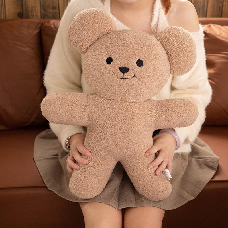 Cartoon Cute Korean Crooked-mouthed Bear Doll Plush Toy Bear Doll Children's Pillow Doll Holiday Gift