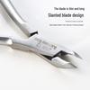 Easy Cut Silver Stainless Steel Cuticle Nippers S.777: Precision Nail Clippers for Manicure and Hangnail Removal