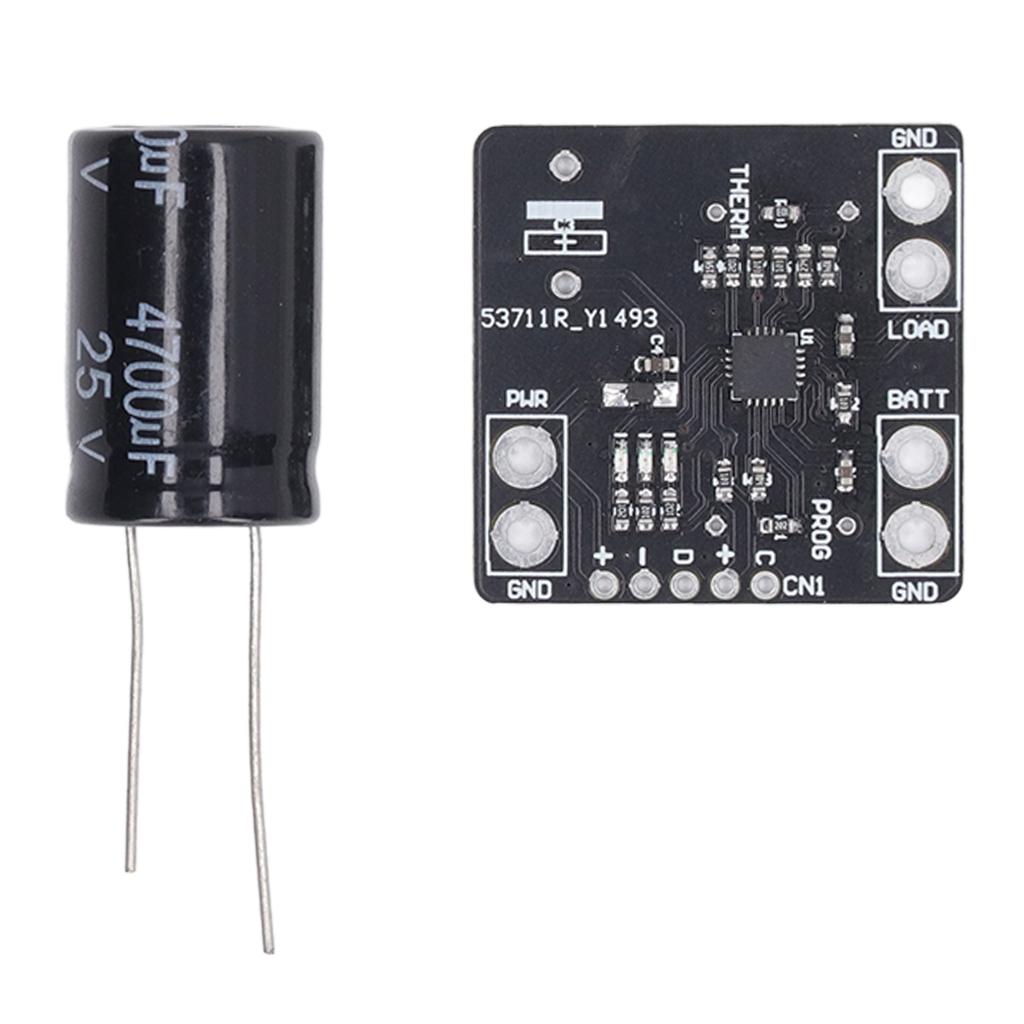 Lithium Battery Charging Module MCP73871 Lithium Ion Battery Charger Board 4.2V 1A