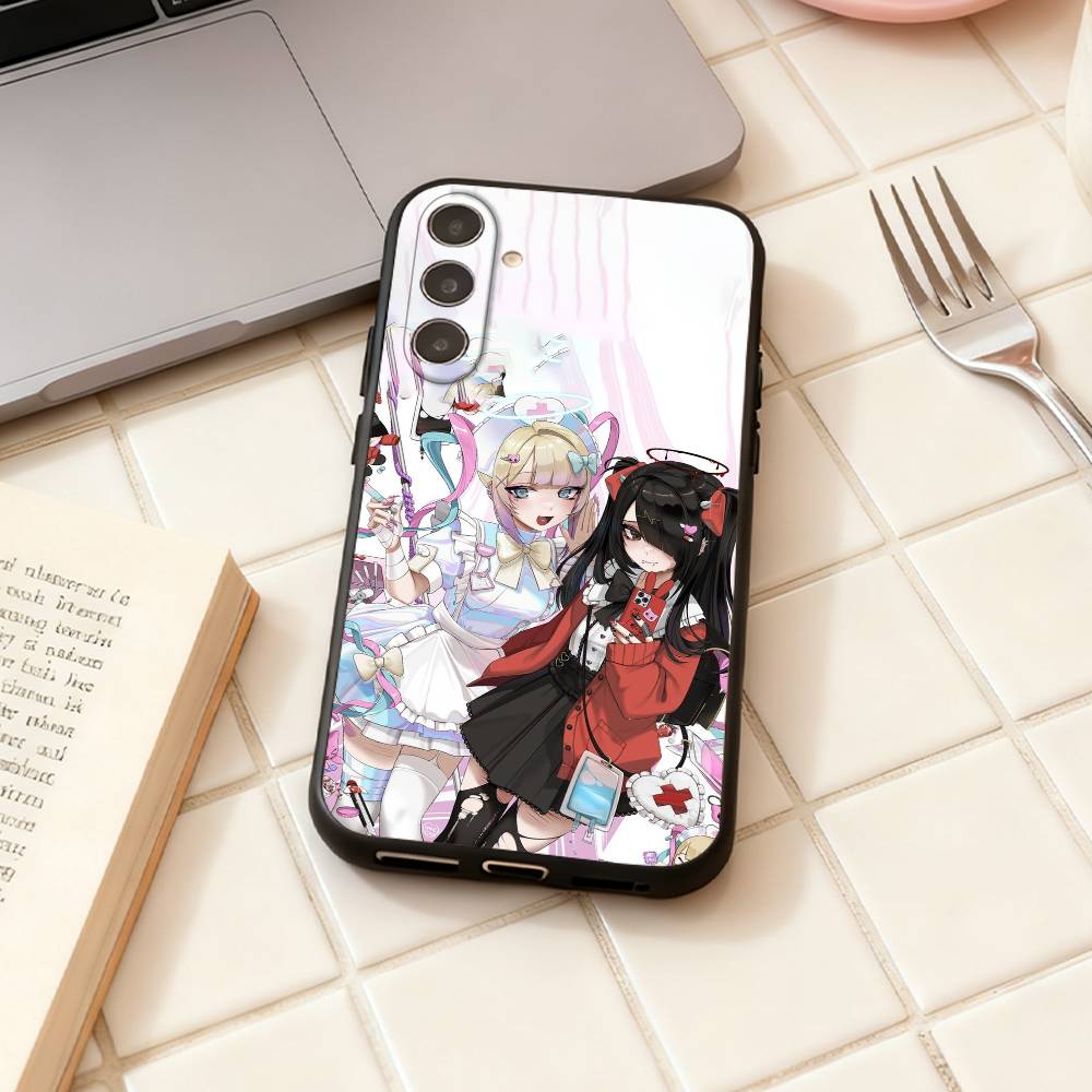 Anime NEEDY G-GIRL OVERDOSES Handyhülle für Samsung Galaxy A73, A72, A71, A70, A53, A52, A51, Andere Weiche Schwarze Hülle