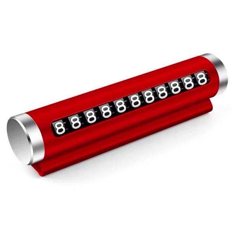 Fade Resistant Aluminum Car Parking Number Plate Roller Adjustment System Adhesive Mounting for Road Safety Compliance