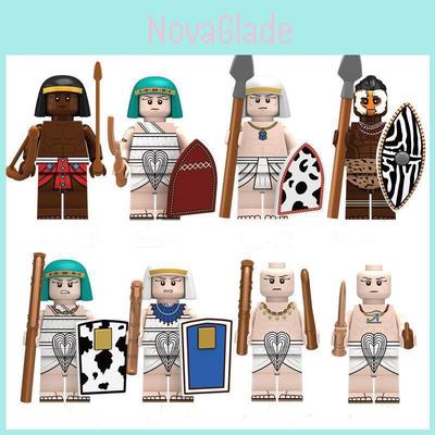 Kinderspielzeug zum Zusammenbauen, intelligent und lehrreich, Ägyptische Speerinfanterie, Pharaonenwache, Bausteine