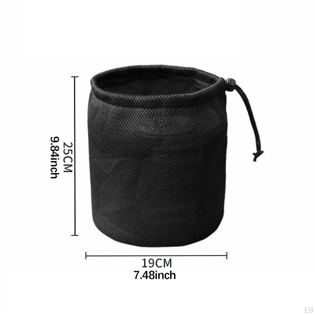 Camping Cookware Bag Pouch Cutlery Storage Utensil with Drawstring Made of Polyester for Outdoor