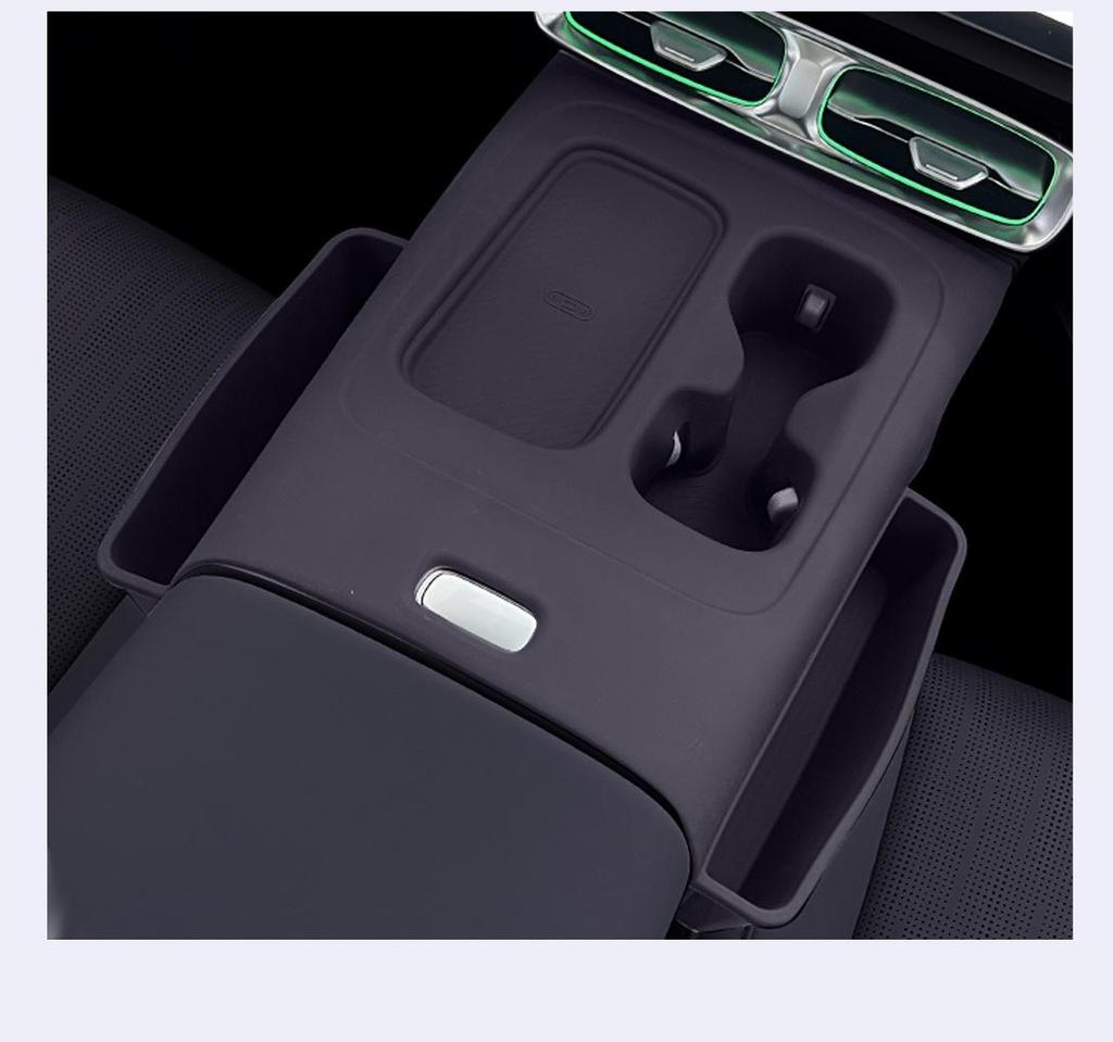 Anti-Slip Silicone Pad for Leapmotor C10 Console - Wireless Charging, Protective Sticker, Cup Holder Cover