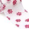 10Pcs Paw Print Pet Wrap Self-adhesive Non-Woven Fabric Tape Stretchy Comfortable Cat Wounds First Aid