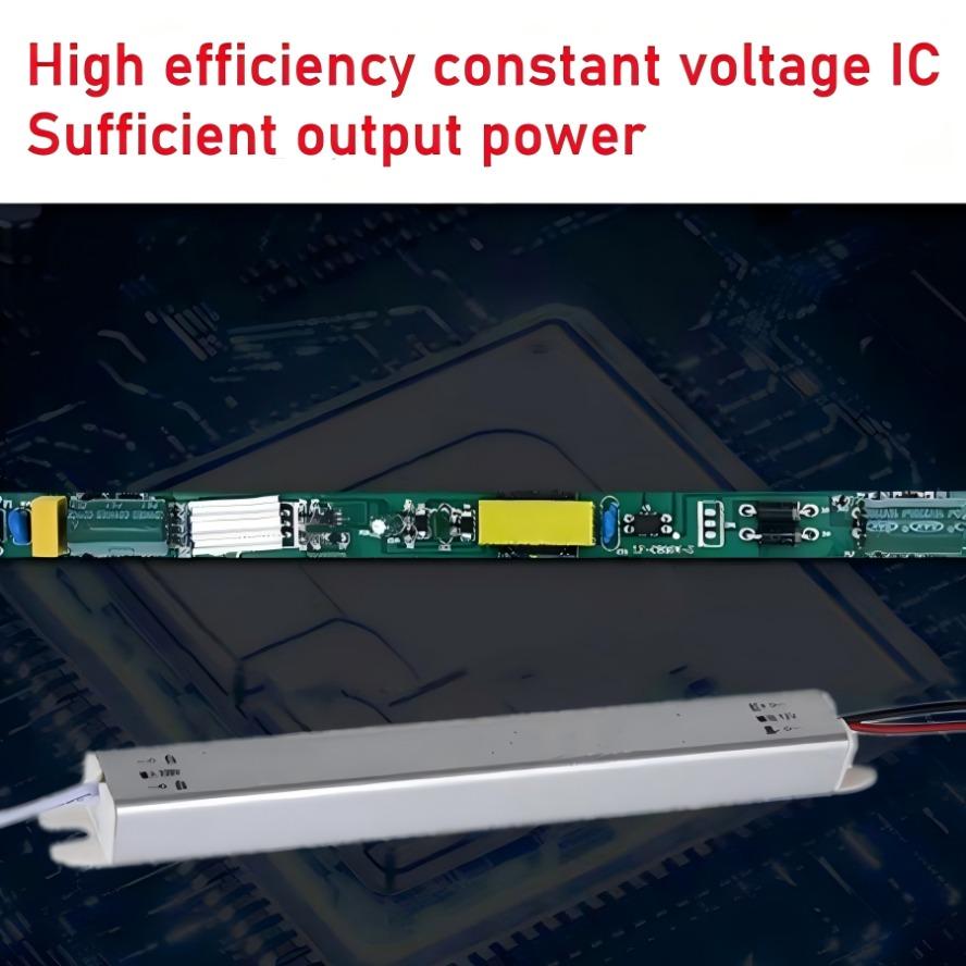 Strip Power Supply 100W AC 220V TO DC 12V 24V Outdoor IP20 Waterproof Dustproof Aluminum Shell Light Strip Driver Transformer