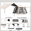 Outdoor-Campingzelt mit Vordach