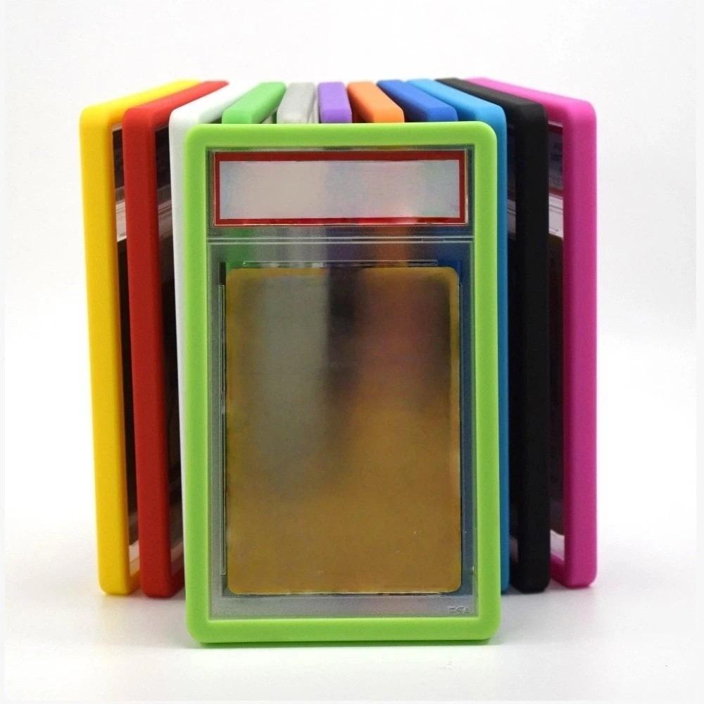 Trading Card Soft Silicone Frame Silicone Tight Fit 35PT Protective Case Shock Absorption Lightweight Rating Cards Holder