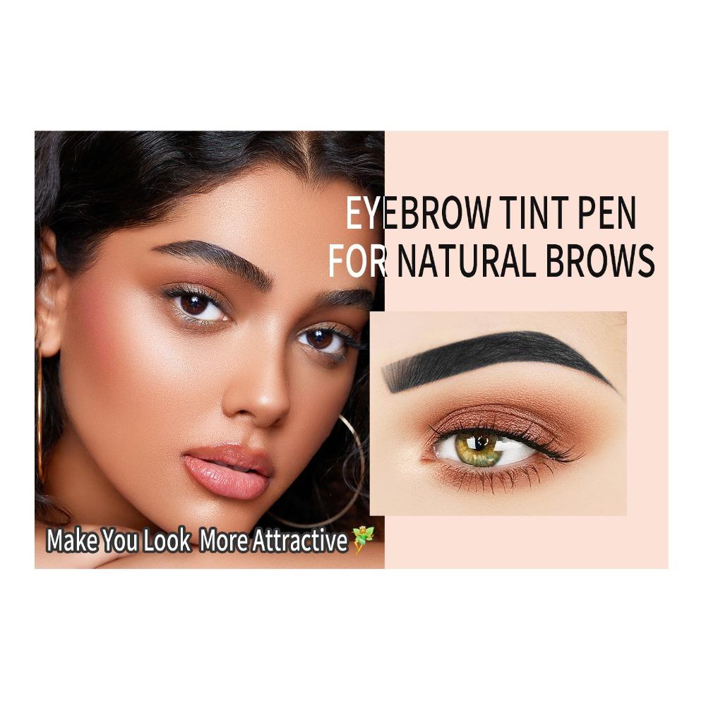 Tekutá tužka na obočí YANQINA Line Eyebrow Pen Čtyřvidličková tužka na obočí