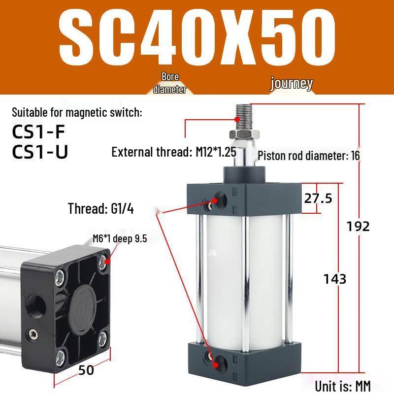 

Aokewen SC Standard Pneumatic Cylinder