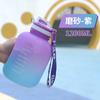 Water Bottle Summer Plastic Cup Student Adult High Value Outdoor Straw Sports Water Cup Large Capacity Plastic Cup LOGO