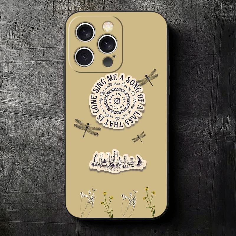 Outlander TV Claire Soft Phone Case for iPhone 16 16E 17 Air 15 Pro Max 14 Plus 13 Mini 11 12 7 Black Cover Back Shell