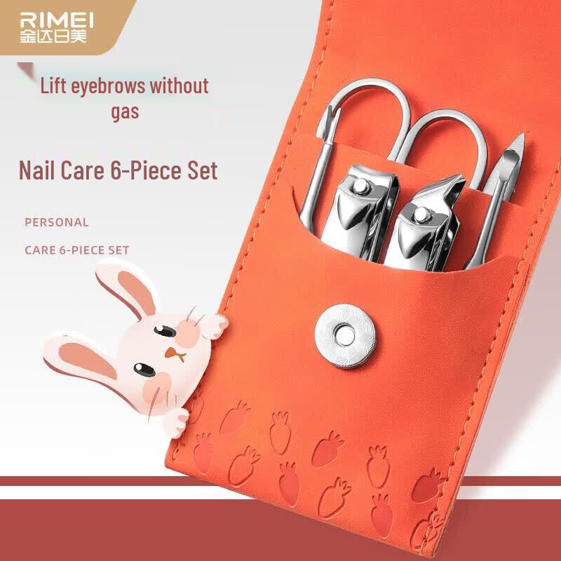 Jinda Rimei DR840 6-Piece Stainless Steel Manicure Set