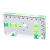 Mini Level Ruler with 3 Magnets Compact Acrylic Level Tool for Horizontal and Vertical Measurement
