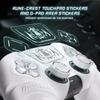 PlayVital Runes Edition Silicone cover for comes with thumb grip touchpad sticker and cross key compatible with ps5 genuine charging stand with cover