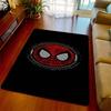 Superhero Pattern Area Rug Spiderman Printed Polyester Non-Slip Floor Carpet for Home Bedroom -QJY