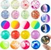 JOYFY 24 PCS Multistyle Bouncy Balls 6 Styles 32mm Assorted Bouncy Balls Bulk for Kids Party Favors Chirstmas Birthdays Gifts