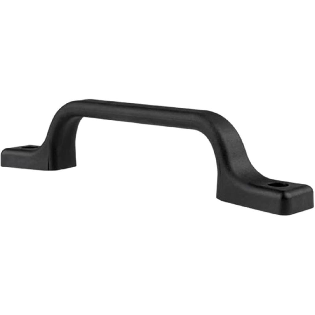 9-inch RV Cargo Trailer Door Handle Bar Accessory for Easy Grip, White Curved