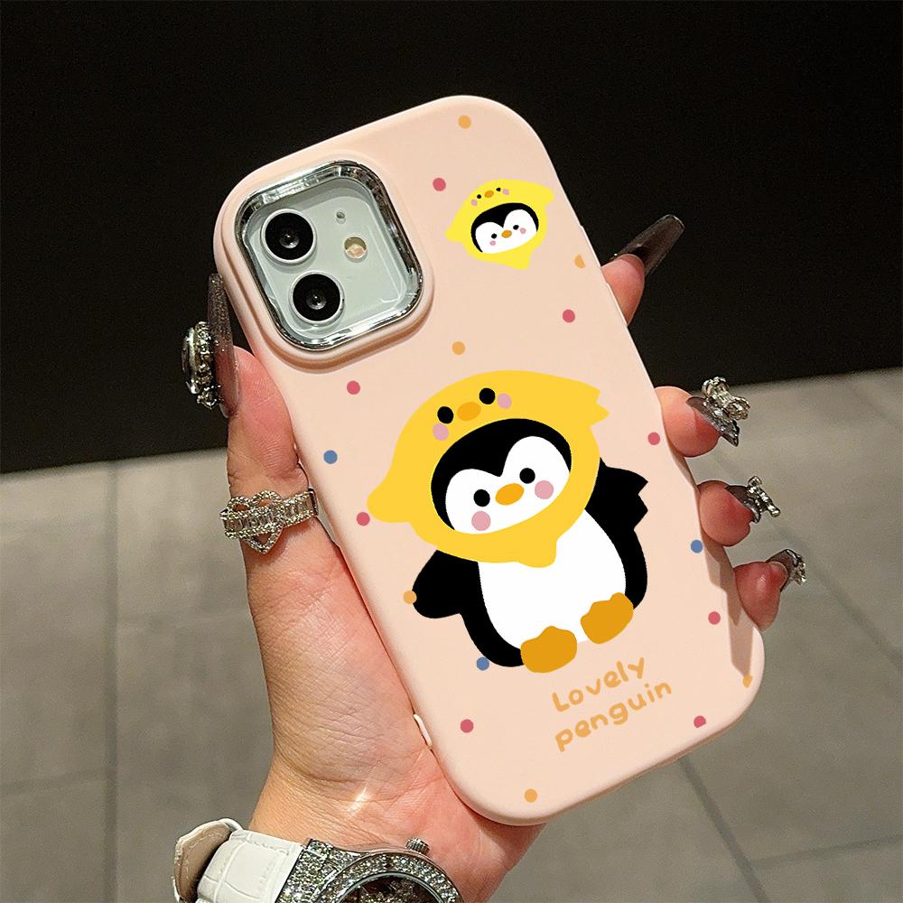 Jednobarevný stříbrný okraj čočky měkký tekutý silikon nárazuvzdorný obal na telefon pro iPhone Samsung Huawei Honor Xiaomi Redmi OPPO Realme Vivo Infinix Tecno