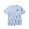 Lifestyle Series Short Sleeve Knitted Shirt Summer T-Shirt Unisex Tops Light-Mist-Blue 972628112-2