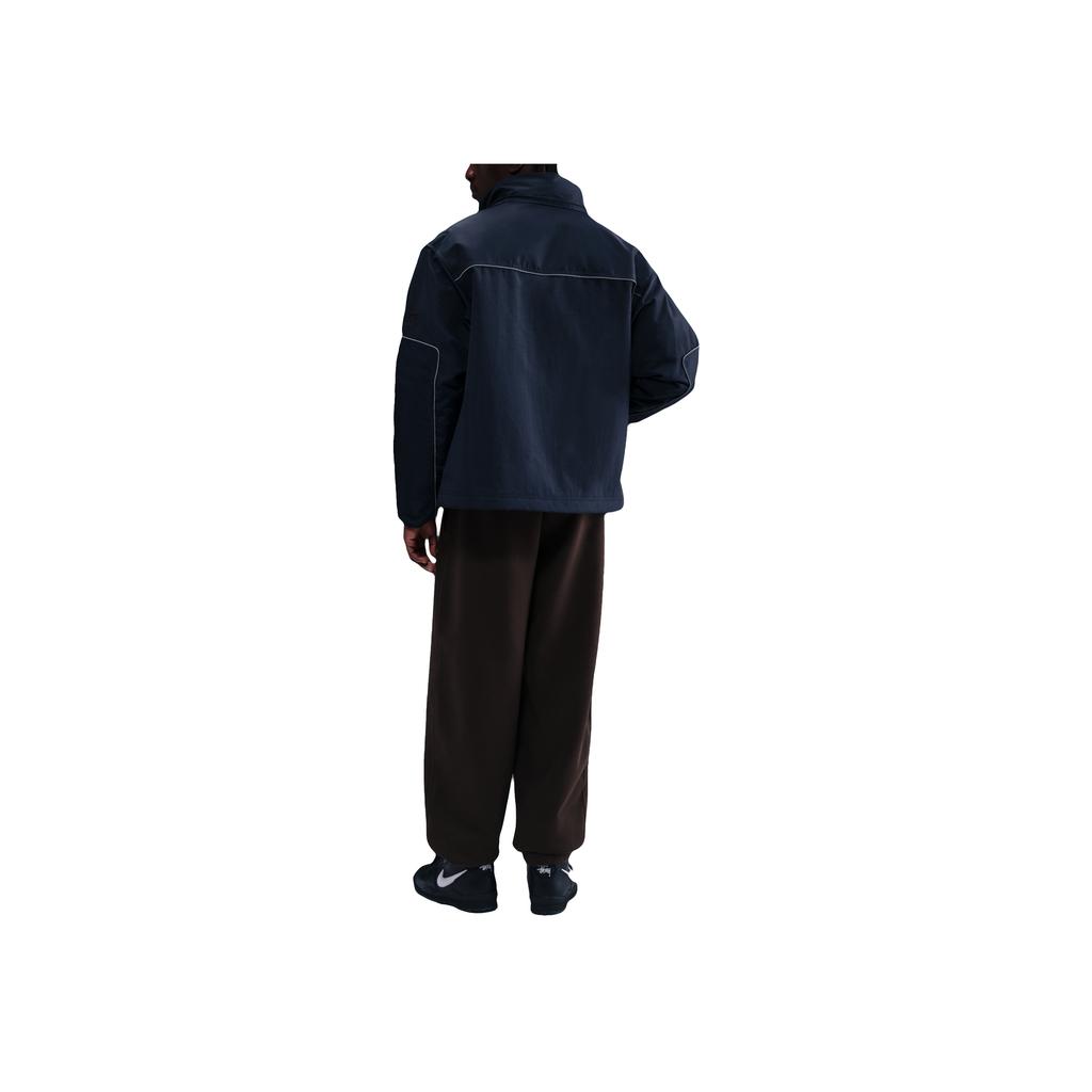 Nike X Stüssy Collaboration Solid Color Logo Letter Plush Casual Pants Unisex Bottoms FN5236-261