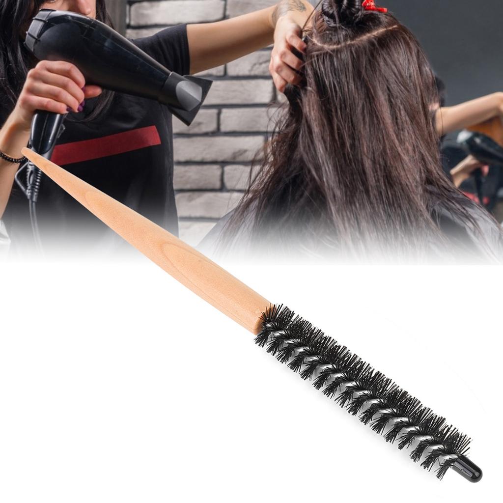 Small Round Hair Brush Hairdressing Comb Hair Curler Brush Makeup Comb Teasing Brush (20#)