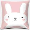 Cute Cartoon Animal Pattern Print Collection  Pillowcase Square  Home Office Decor