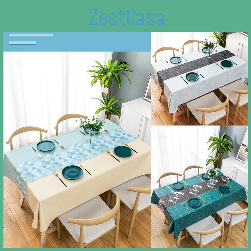 Waterproof Thickened Nordic Heatresistant Pvc Oilproof Antiscalding Tablecloth And Placemat