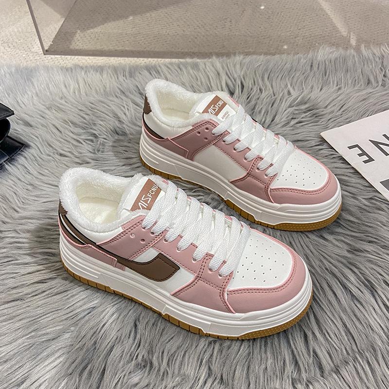 Koreansk versjon av små hvite sko Dame Vår Nye Student Board Sko Dame Tykksålede Muffin Sko Allsidige Fritidssko