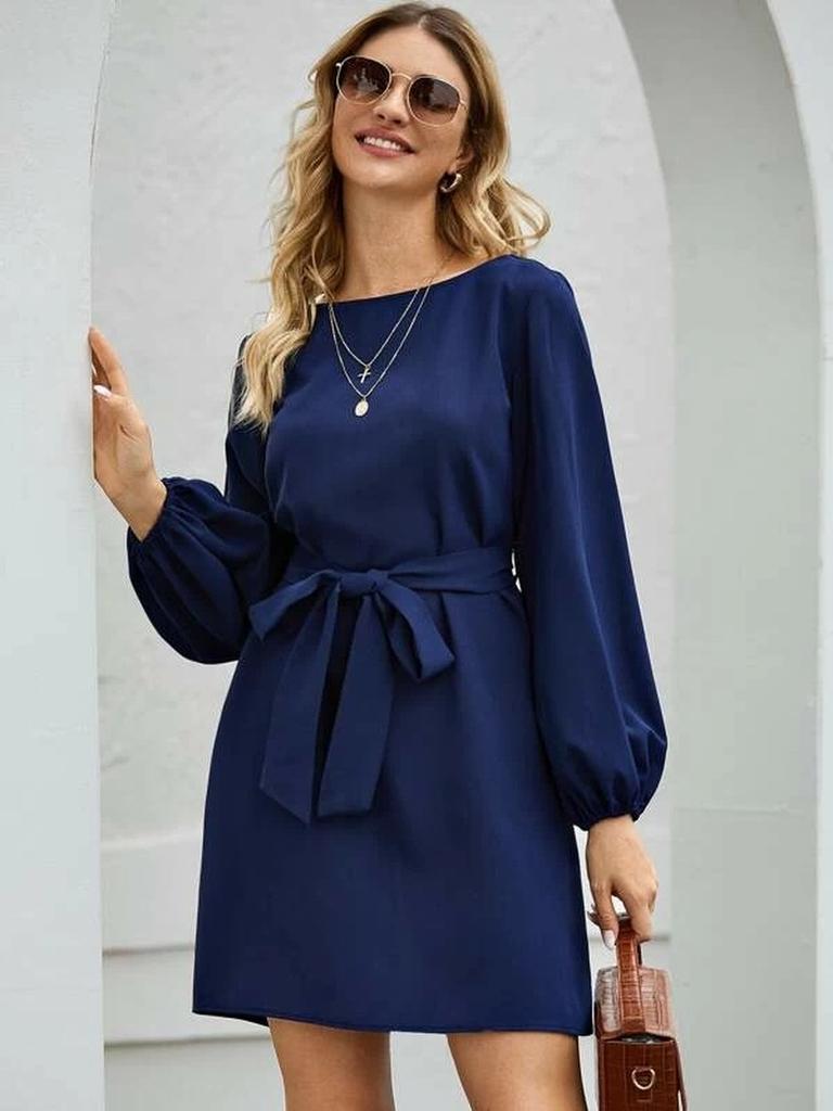 New Style Long Sleeve Slim Fit Bodycon Dress for Women Bodycon Dress,long Sleeve Dress,high Waist
