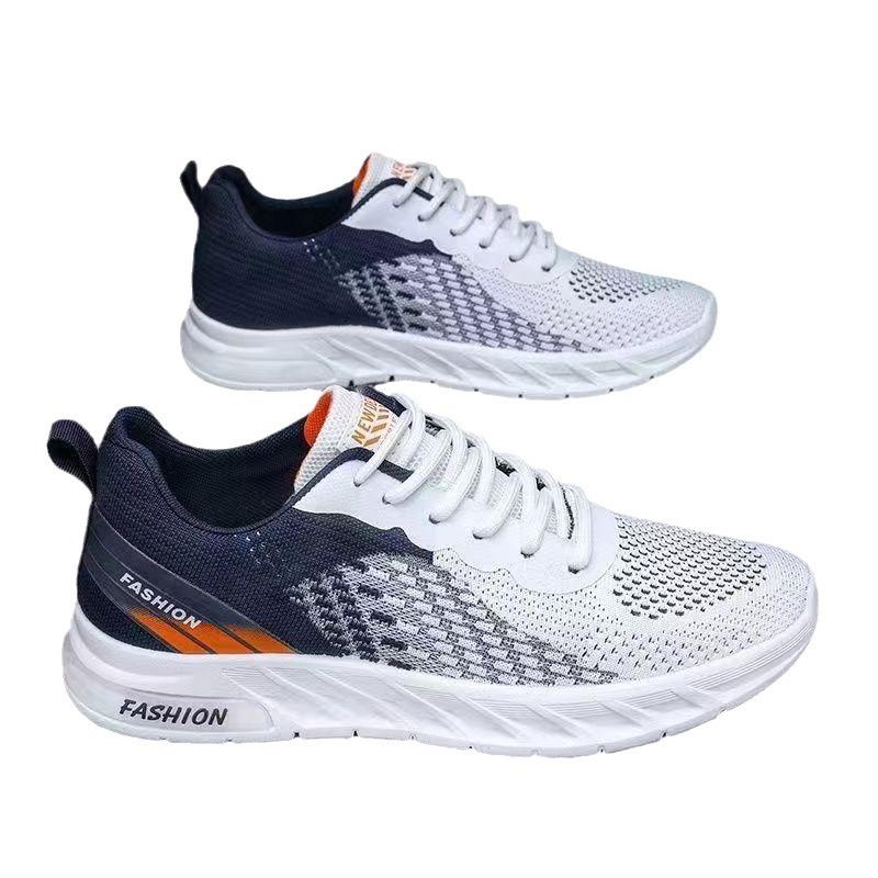 Men's Sneakers Summer Mesh Breathable Walking Shoes 2024 Fashion Breathable Knit Sport Shoes for Men