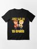 Just Say No To Sports Printed Comics Clothing Mens Loose ONeck TShirt Summer Fashion Casual Oversized Cotton TShirt Couple