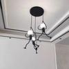 Nordic Wrought Iron Pendant Light - Retro Modern Art for Cafe or Boutique Decor