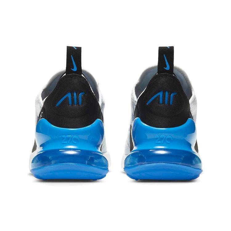 Nike Air Max 270 GS White Signal Blue Kids Sneakers Black 943345-106